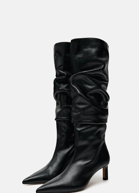 Imagen - Botas altas fruncidas de Zara (99,99 euros)