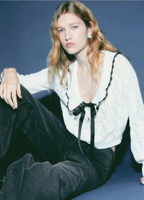 Imagen - Chaqueta blanca con lazada de H&M (16,99 euros euros)