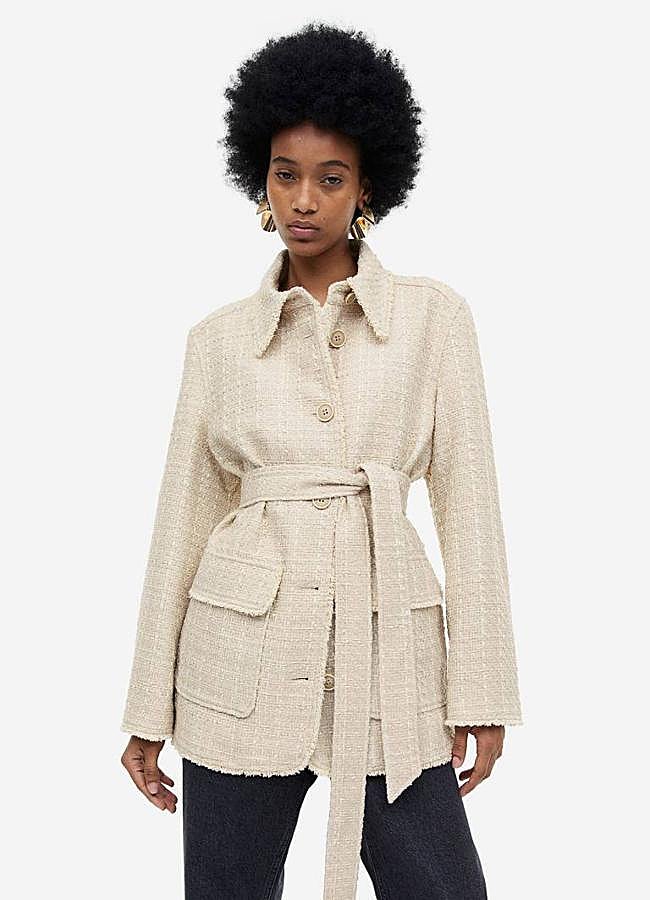 Imagen - Chaqueta de estructura con cinturón