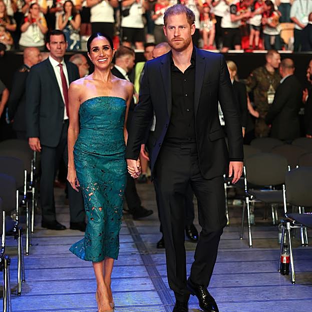 Meghan Markle y el príncipe Harry. 