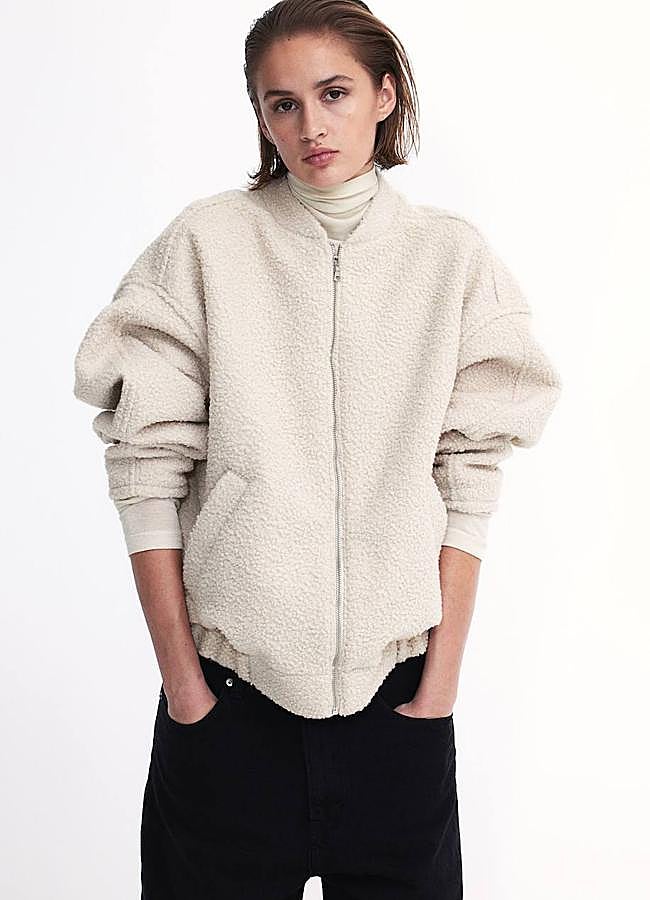 Imagen - Chaqueta de borreguillo estilo bomber