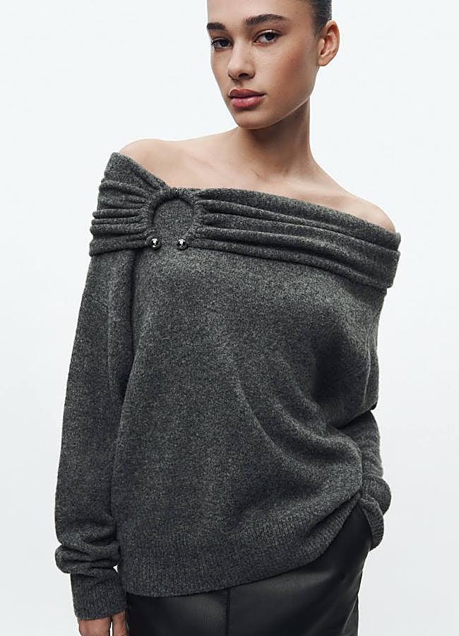 Imagen - Jersey con escote bardot