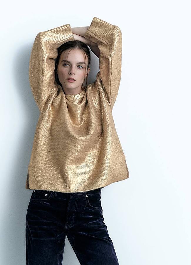 Imagen - Jersey metalizado dorado