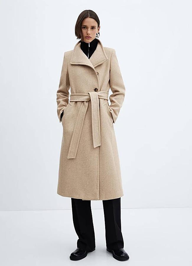 Imagen - Abrigo en tono neutro con lana
