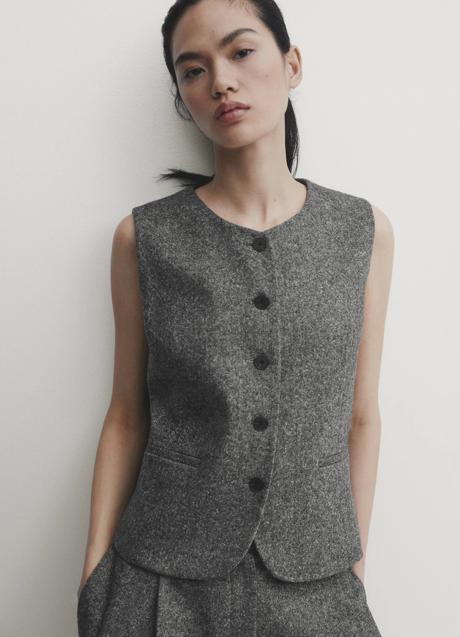 Imagen - Chaleco de lana de Massimo Dutti (69,99 euros)
