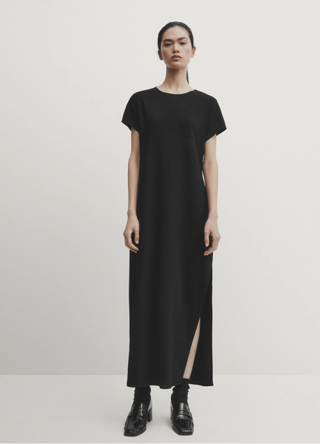 Imagen - Vestido negro de Massimo Dutti (79,99 euros)