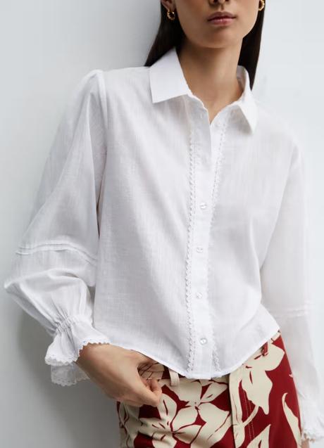Imagen - Blusa blanca de Mango (27,99 euros)