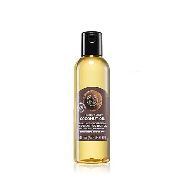 Aceite nutritivo de coco pre-champú de The Body Shop