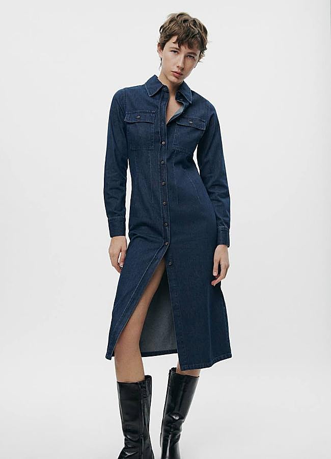 Imagen - Vestido vaquero midi