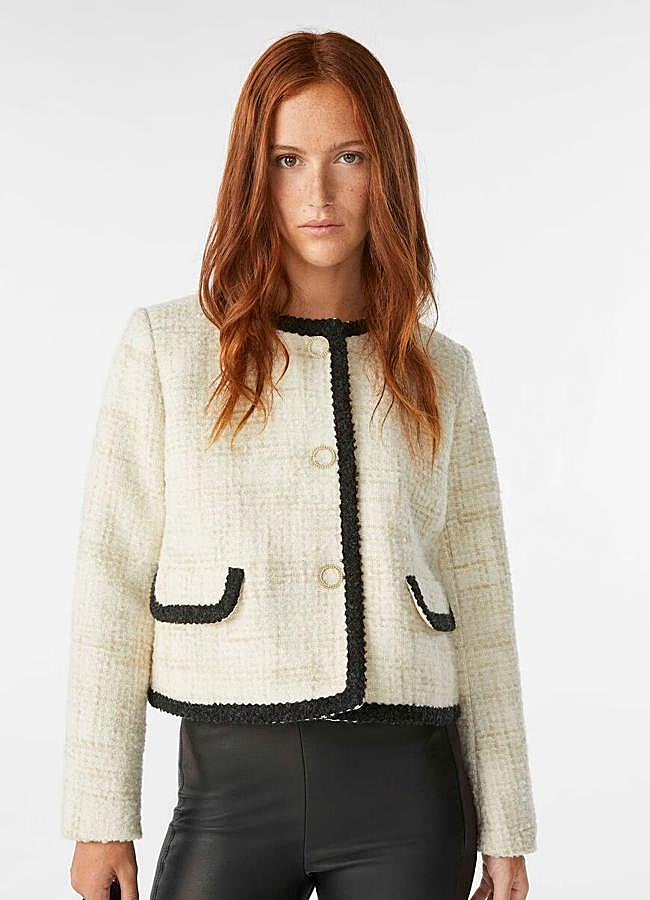 Imagen - Chaqueta blanca con ribete blanco de ba&sh, 162,50 euros.