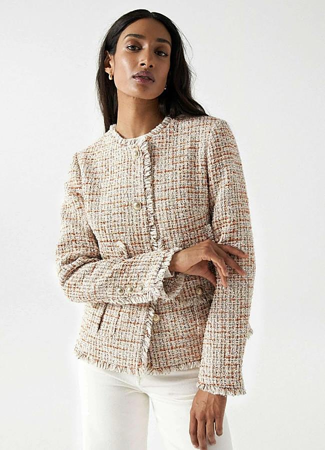 Imagen - Chaqueta de color crema de Salsa Jeans, 77,50 euros.