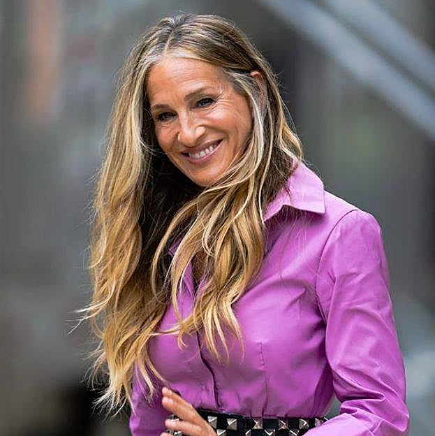 Sarah Jessica Parker con pelo con canas