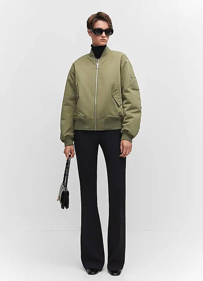 Imagen - Bomber acolchada khaki