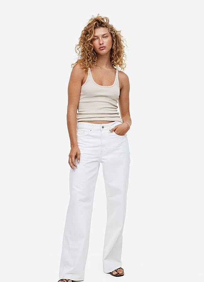 Imagen - Vaqueros blancos sueltos