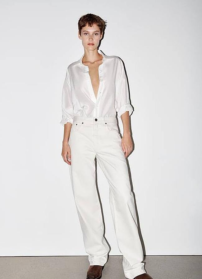 Imagen - Vaqueros blancos largos