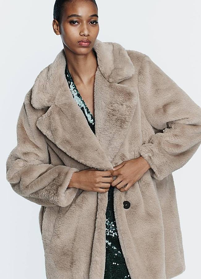 Imagen - Abrigo efecto pelo suave