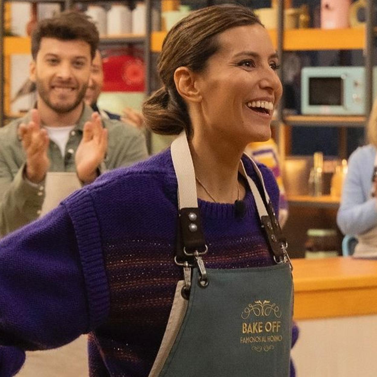 Aa Boyer durante el programa de Bake Off.