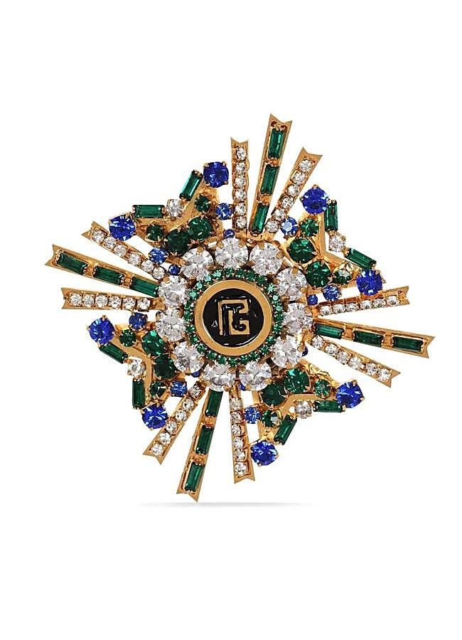 Imagen - Balmain broche con detalles de cristales, 1.129 euros.