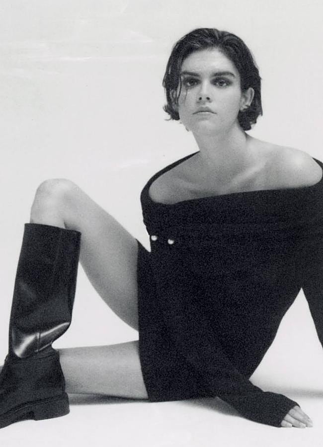 Imagen - Vestido con escote bardot