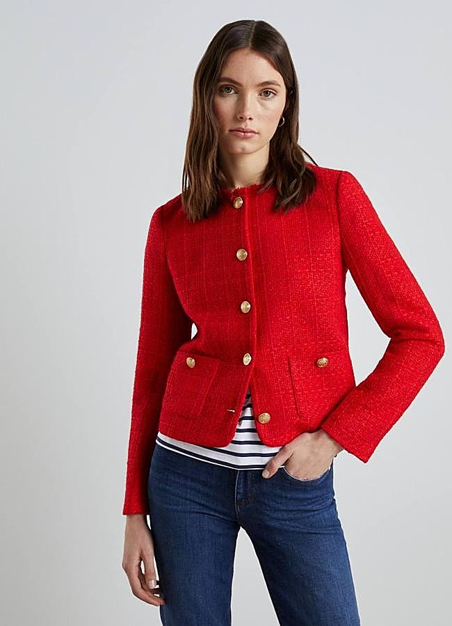 Imagen - Chaqueta roja de tweed