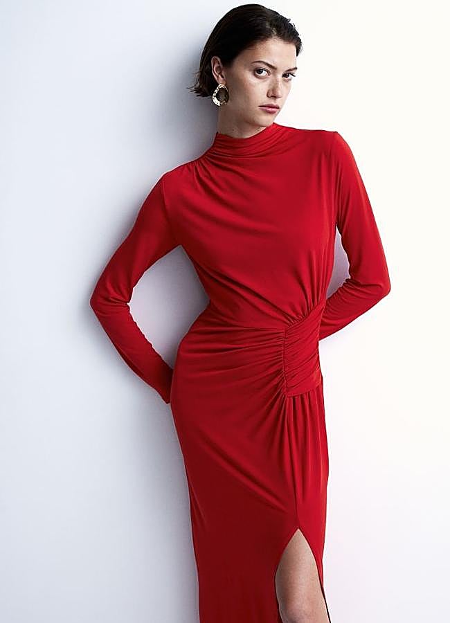 Imagen - Vestido de H&M con drapeado, 49,99 euros.