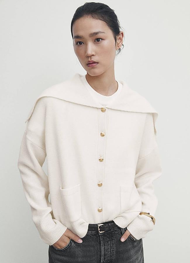 Imagen - Cárdigan con cuello marinero