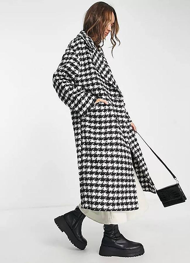 Imagen - Abrigo de pata de gallo oversize