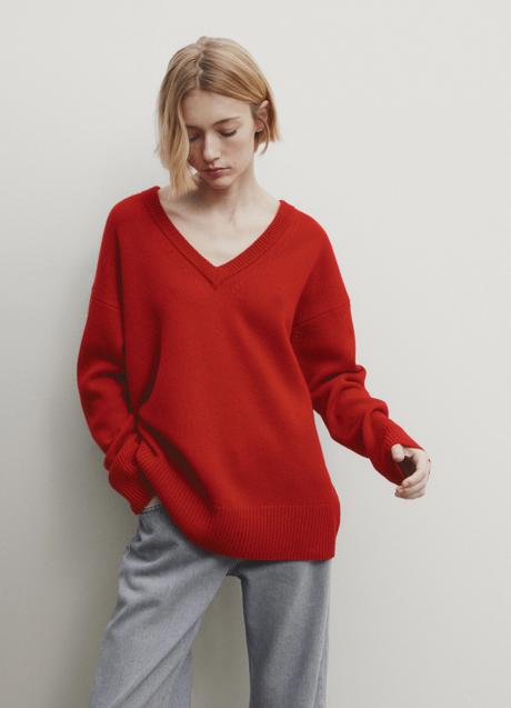 Imagen - Jersey rojo de Massimo Dutti (79,99 euros)