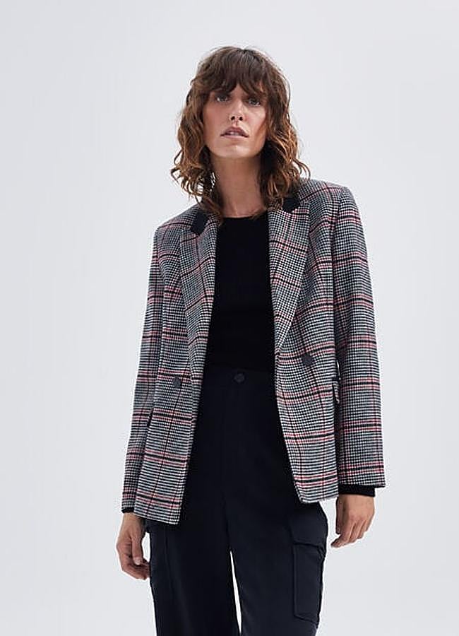 Imagen - Blazer con estampado de cuadros de IKKS. 