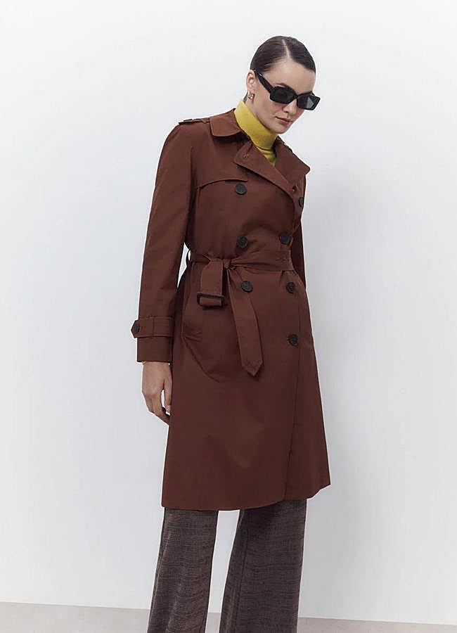 Imagen - Trench cruzado oscuro