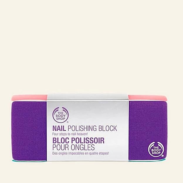 Taco pulidor de uñas de The Body Shop.