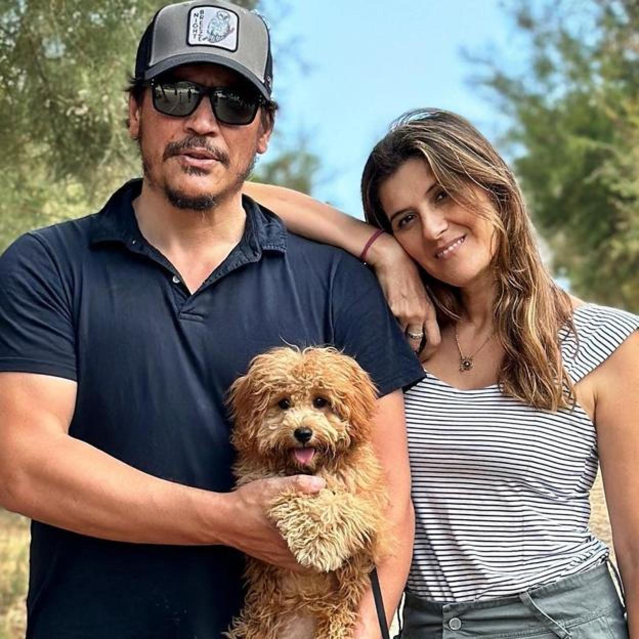 Sergio Peris-Mencheta y Marta Solaz Cruz, en las redes sociales. 