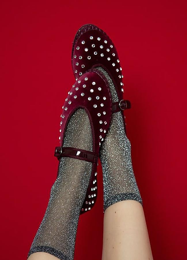 Imagen - Las Flabelus adornado con tachas de cristal.