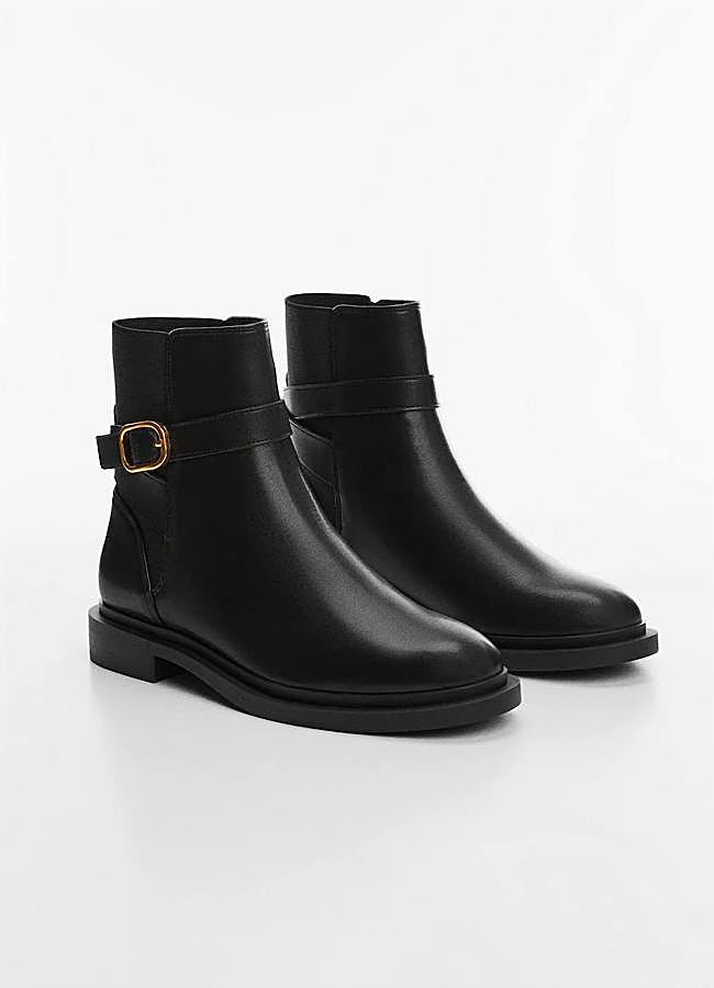 Imagen - Botines planas tipo chelsea