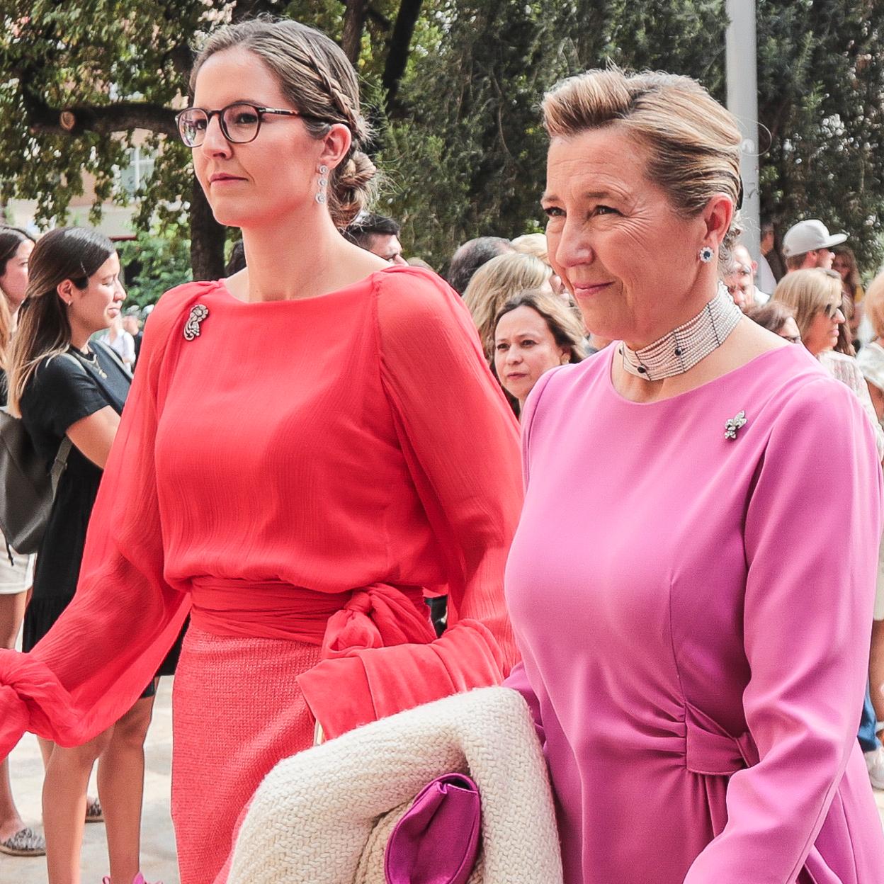Victoria López-Quesada con su madre, Cristina Borbón-Dos Sicilias. 