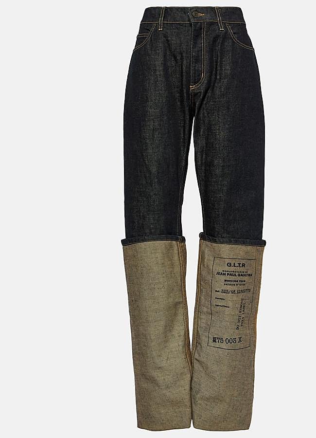 Imagen - Jeans anchos Cuff de Jean Paul Gaultier, 550 euros en Mytheresa.