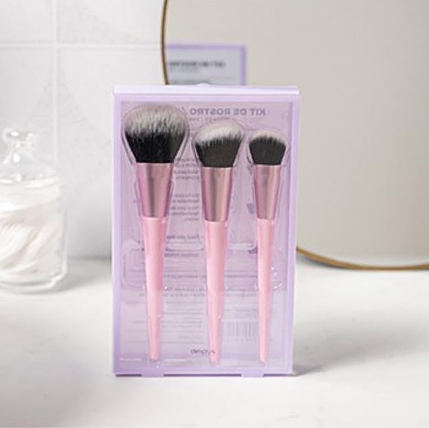 El kit de brochas de maquillaje para el rostro de Mercadona.