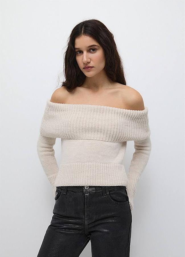 Imagen - Jersey suave con hombros al descubierto