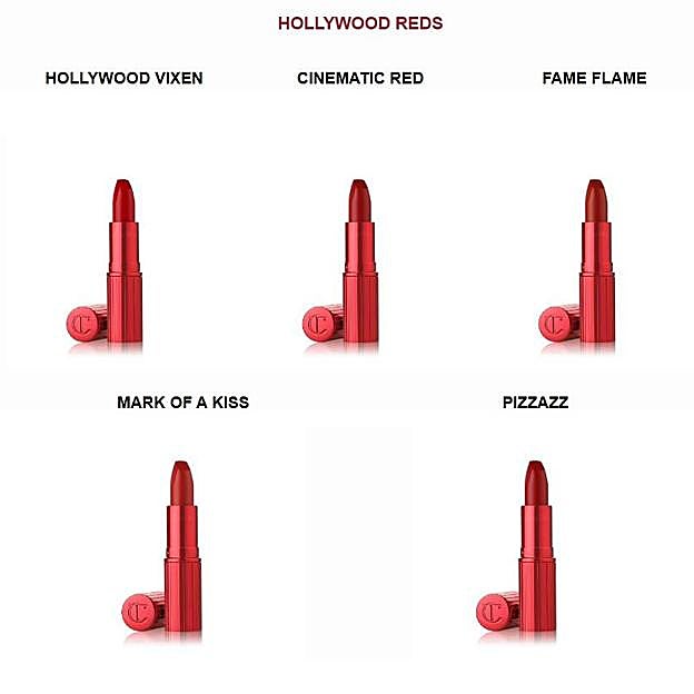 Labiales Hollywood Icons en rojo de Charlotte Tilbury