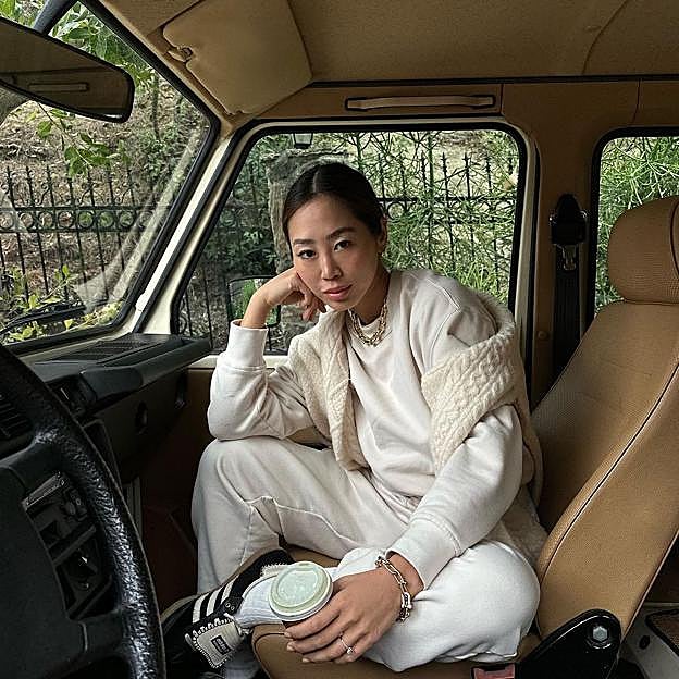 Total look white en clave comfy