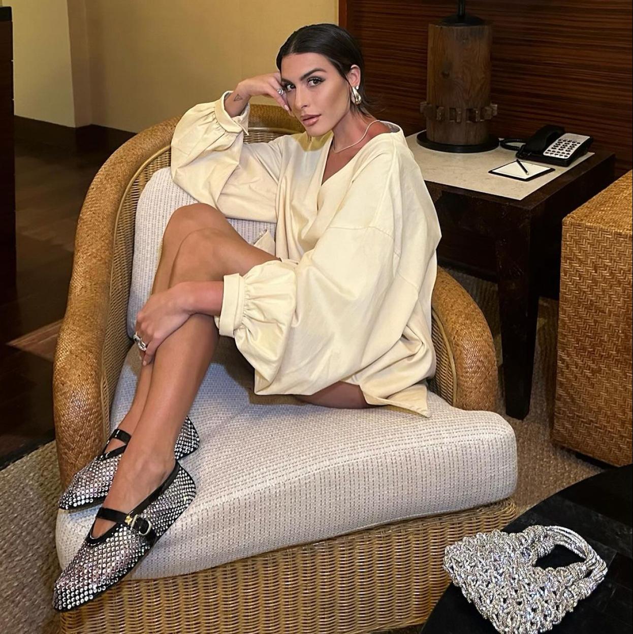 Las mecerditas se llevan con brillo y rejilla en primavera