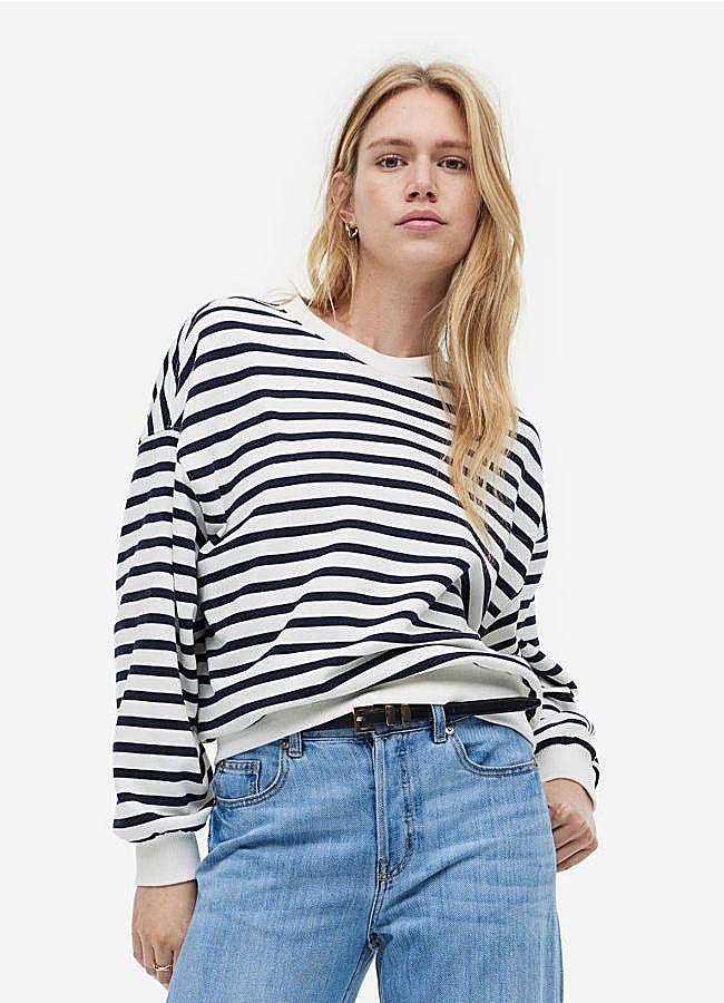 Imagen - Sudadera con estampado de rayas