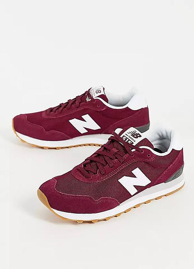 Imagen - Zapatillas deportivas casual en color burdeos