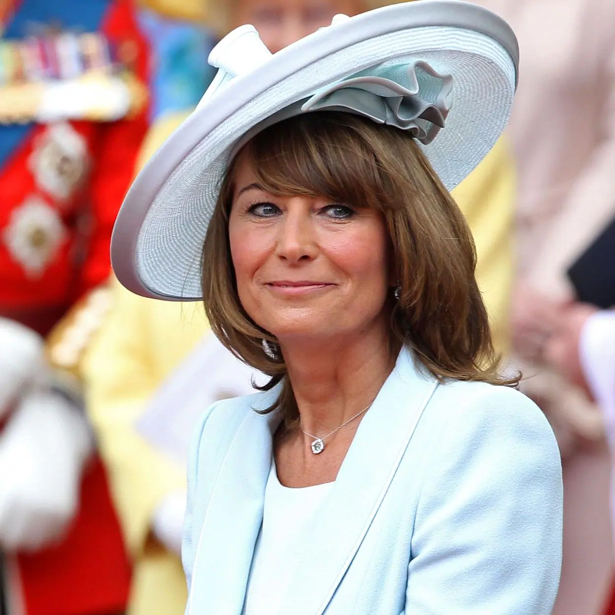 La madre de Kate Middleton, en un evento social. 