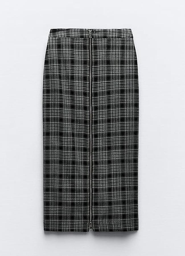 Imagen - La falda de cuadros de Zara.