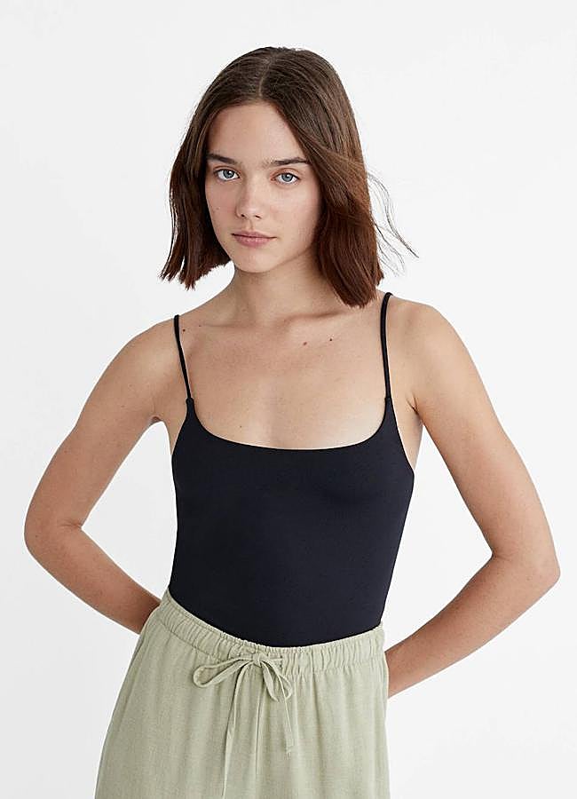 Imagen - Camiseta básica de tirantes finos