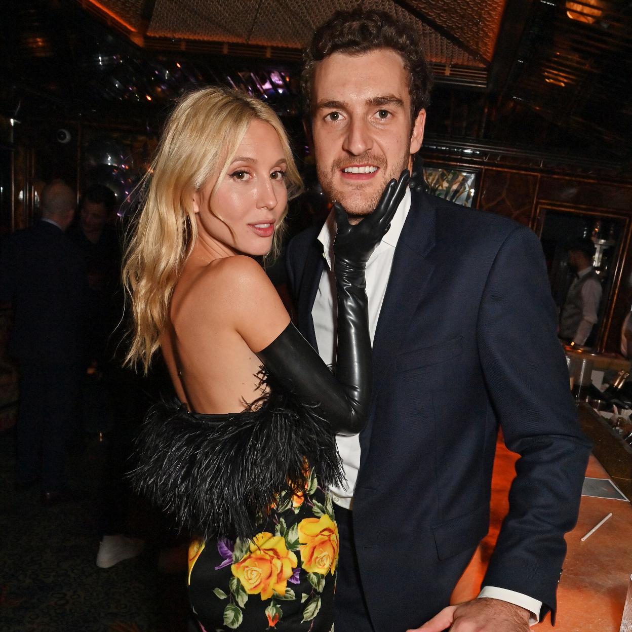 Peregrine Pearson junto a su exnovia Olympia de Grecia. /