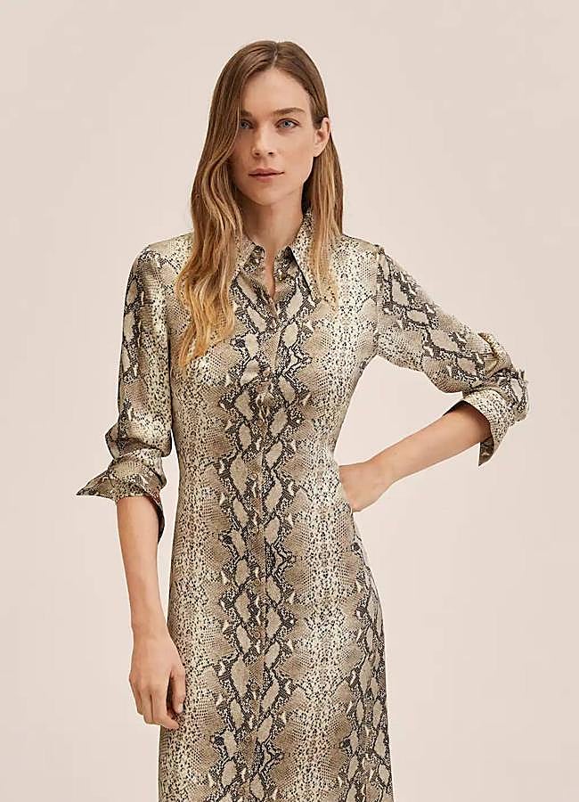 Imagen - Vestido camisero con estampado animal