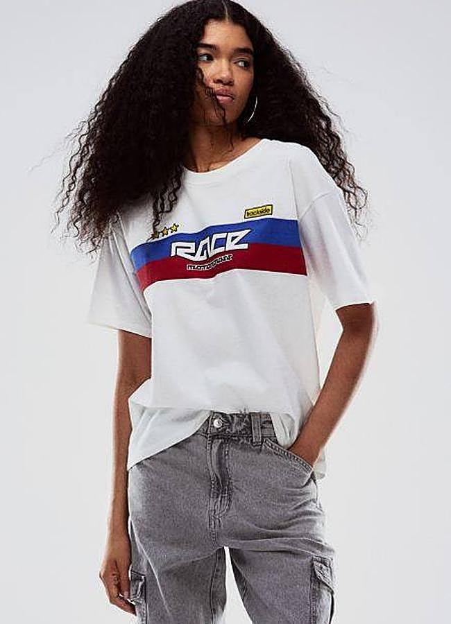 Imagen - Camiseta con estampado de carreras