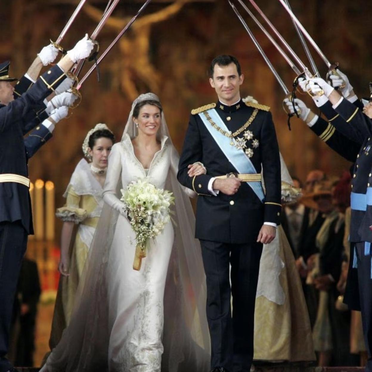La boda lujosa de Felipe VI y doña Letizia Ortiz.